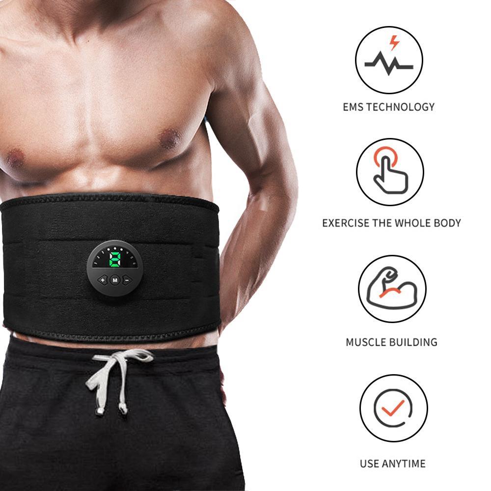 Smart EMS Fitness Vibration Belt Abdominal Trainer Muscle Slimming - Sterilamo