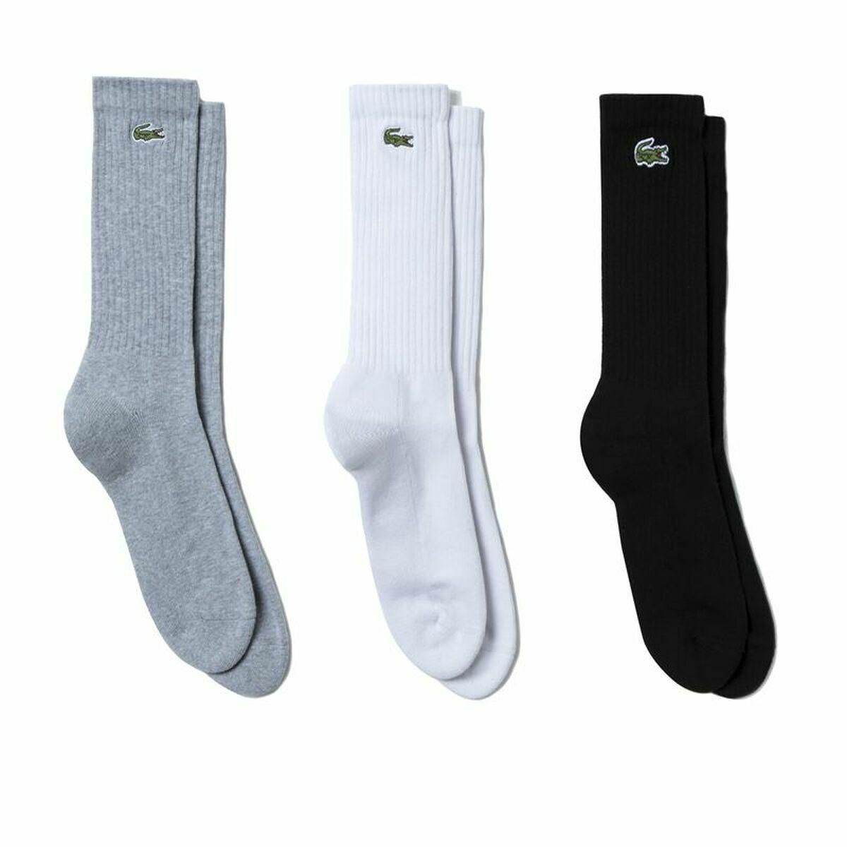 Socks Lacoste Sport 3 Units Dark grey - Sterilamo