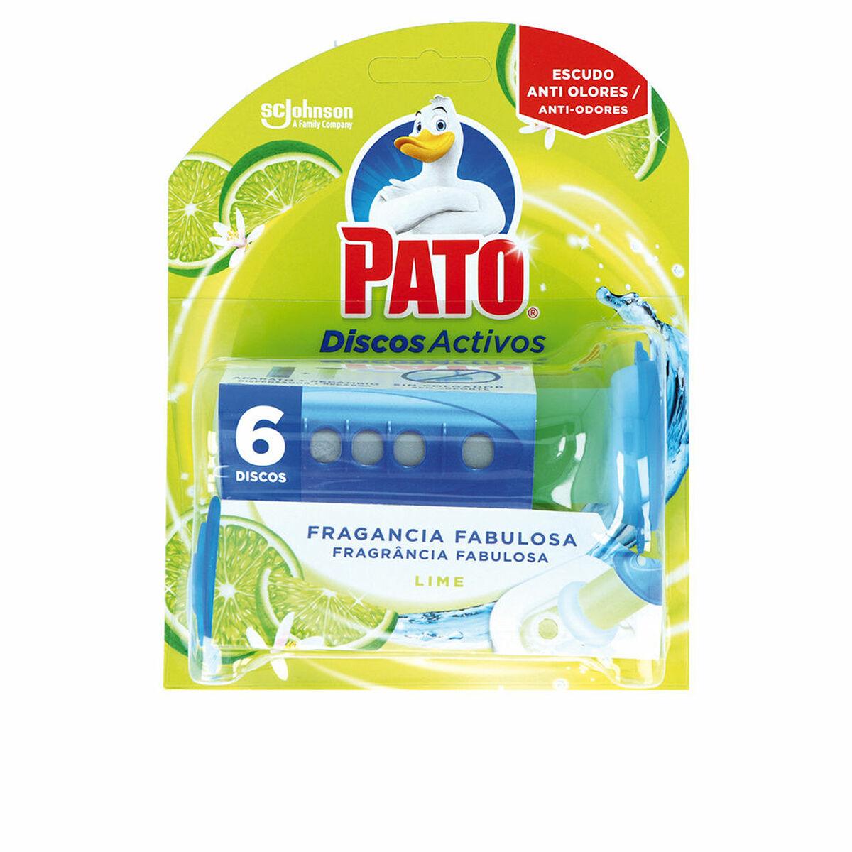 Toilet air freshener Pato Discos Activos Lime 6 Units Disinfectant - Sterilamo