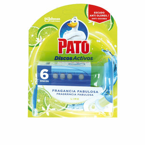 Toilet air freshener Pato Discos Activos Lime 6 Units Disinfectant - Sterilamo