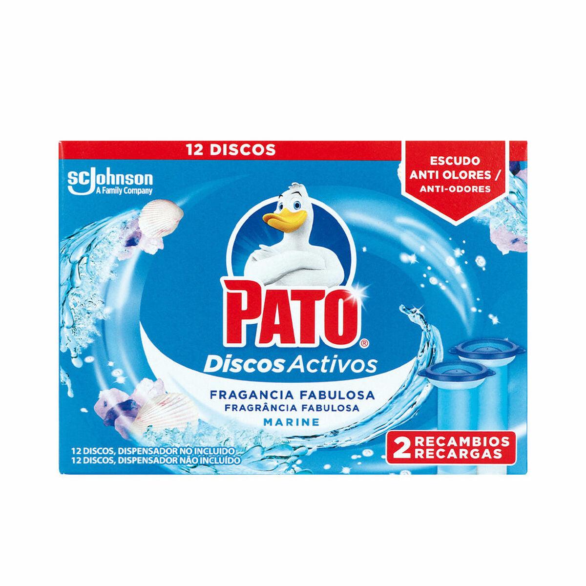 Toilet air freshener Pato Discos Activos Replacement Navy 2 Units Disinfectant - Sterilamo