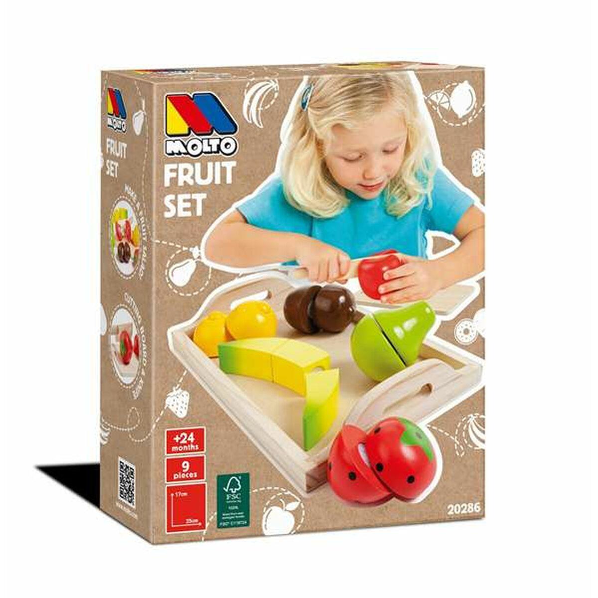 Toy Food Set Moltó 9 Pieces Fruit - Sterilamo