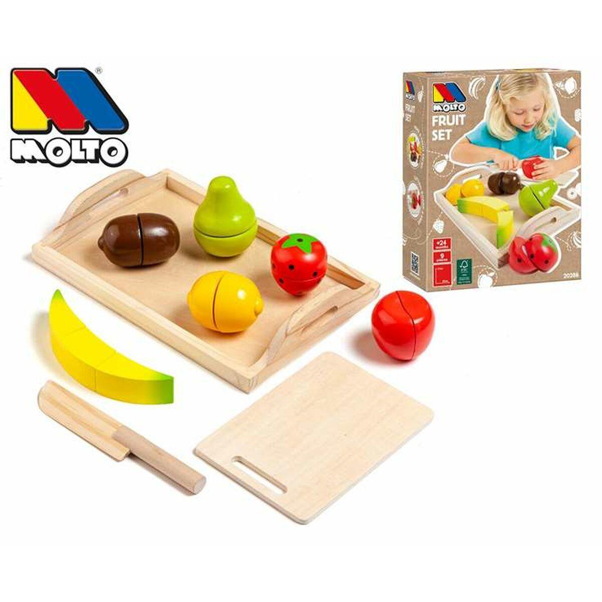 Toy Food Set Moltó 9 Pieces Fruit - Sterilamo