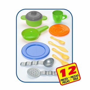 Toy kitchen Moltó Kitchen 82 x 28 x 57 cm 12 Pieces 19160 - Sterilamo