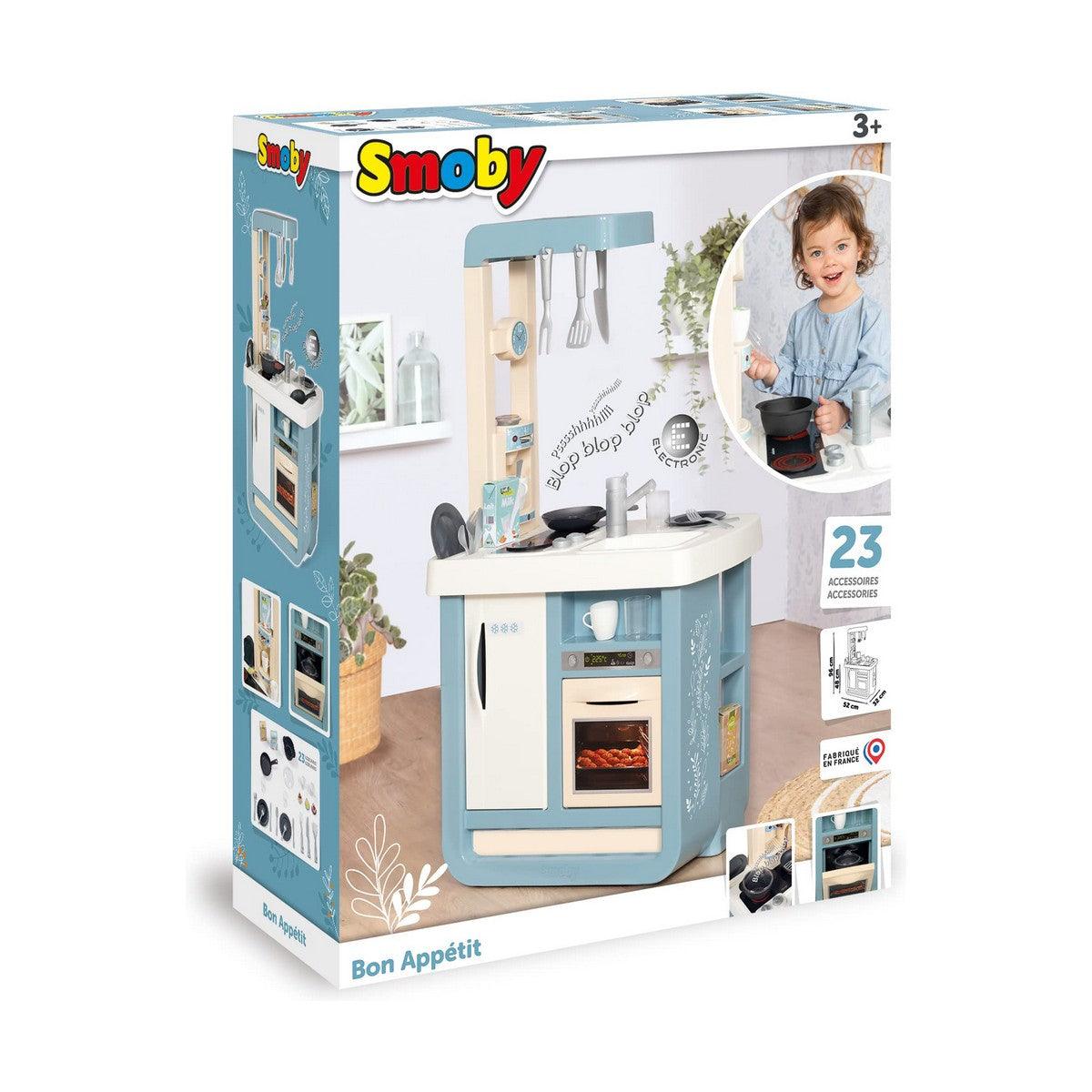 Toy kitchen Smoby Bon Appetit 52 x 32,5 x 95,7 cm Beige Blue - Sterilamo