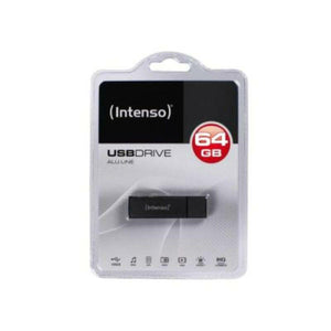 USB and Micro USB Memory Stick INTENSO ALU LINE 64 GB Anthracite 64 GB USB stick - Sterilamo