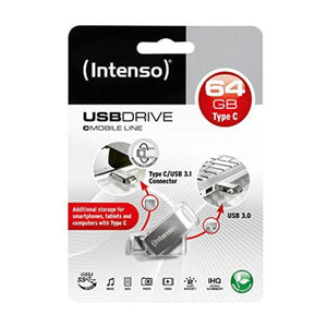 USB stick INTENSO 3536490 64 GB Silver 64 GB USB stick - Sterilamo