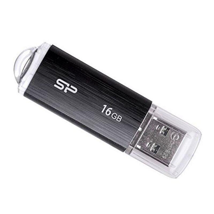USB stick Silicon Power SP016GBUF2U02V1K 16 GB USB 2.0 Black - Sterilamo
