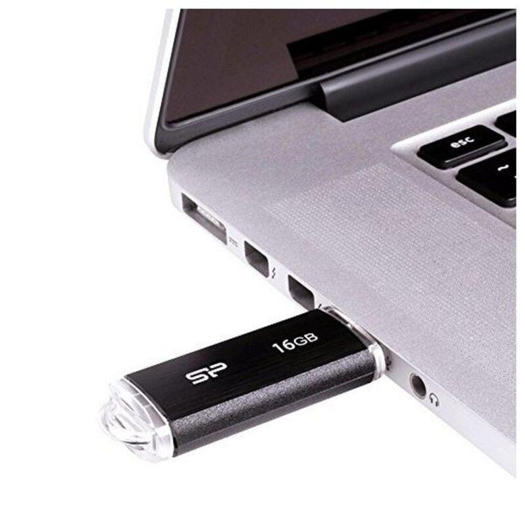 USB stick Silicon Power SP016GBUF2U02V1K 16 GB USB 2.0 Black - Sterilamo