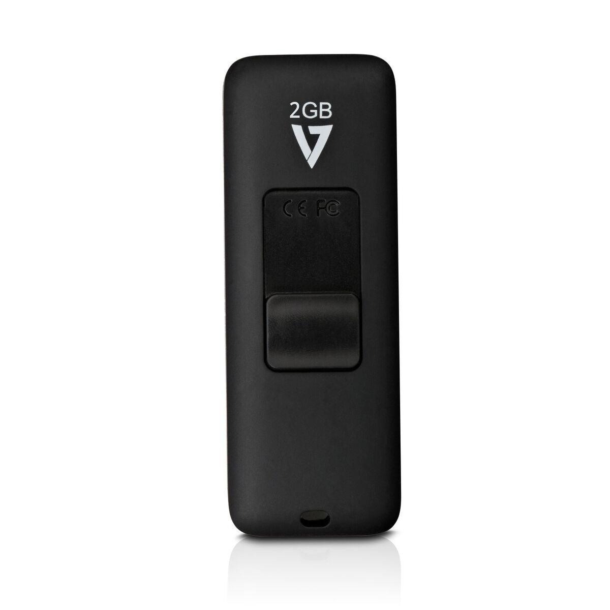 USB stick V7 VF22GAR-3E Black 2 GB - Sterilamo