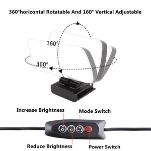 Video Conference 6500kportable Led Video Light Cube Laptop Computer - Sterilamo