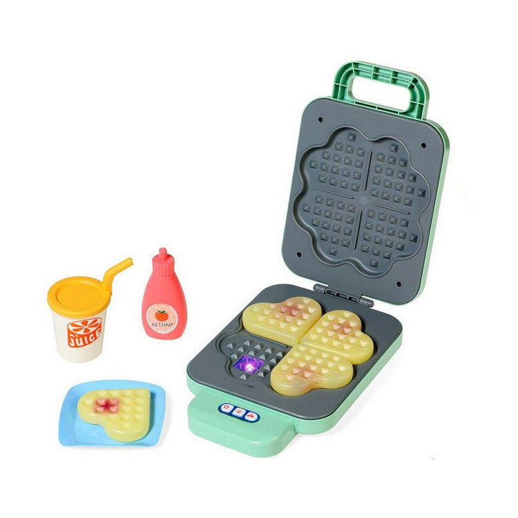 Waffle Maker Light Toy kitchen with sound 33 x 28 cm - Sterilamo