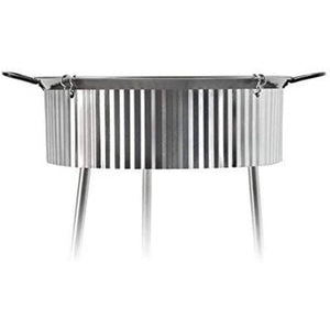 Windbreak for Paella Stand Vaello Galvanised Steel 3 Units (ø 70 cm) - Sterilamo