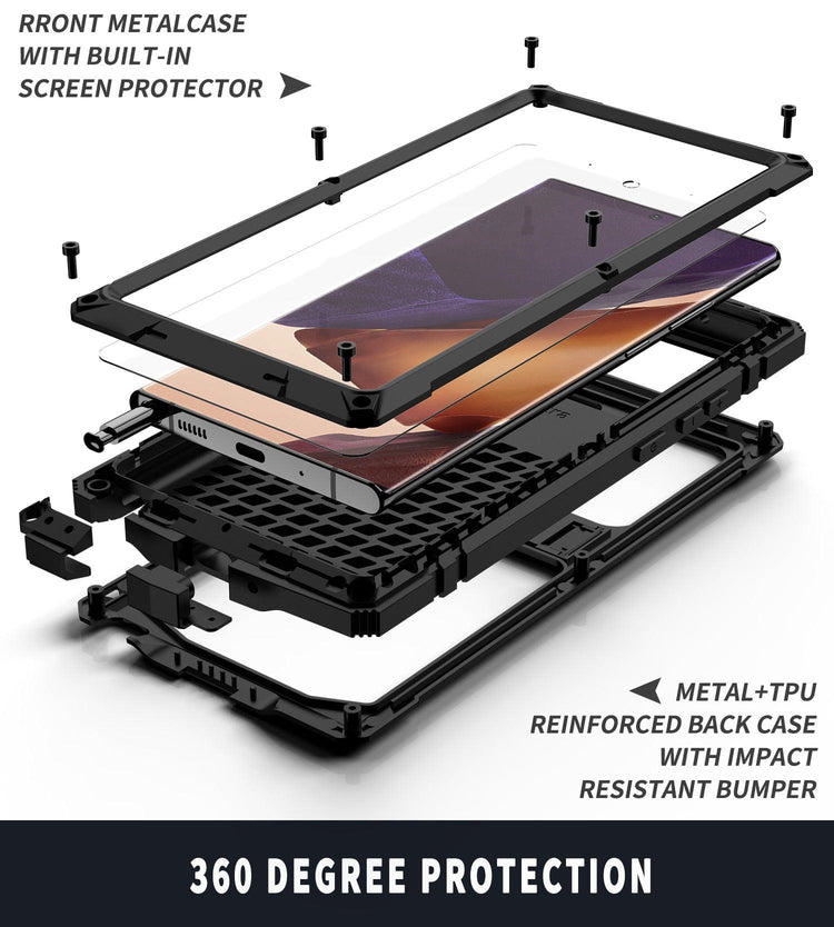 With Bracket+Full Protective For Samsung S21 Plus Ultra A52 A72 Note - Sterilamo