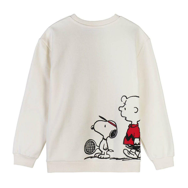 Women’s Sweatshirt without Hood Snoopy Beige - Sterilamo