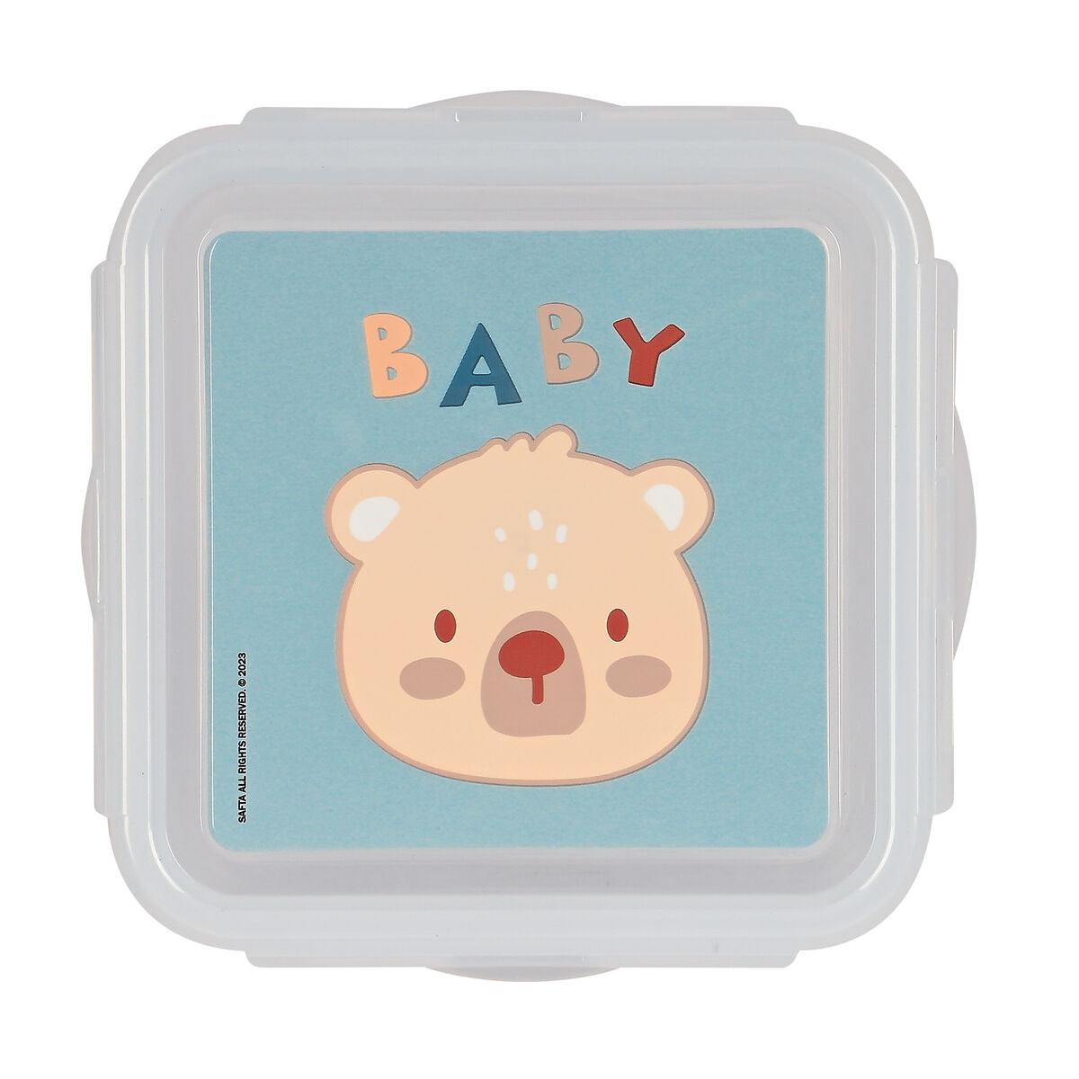 Lunch box Safta Baby bear 13 x 7.5 x 13 cm Blue - Sterilamo