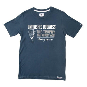 Men’s Short Sleeve T-Shirt OMP Slate Unfinished Business Dark blue - Sterilamo