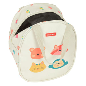 Thermal Lunchbox Safta Cabecitas 19 x 22 x 14 cm Cream - Sterilamo