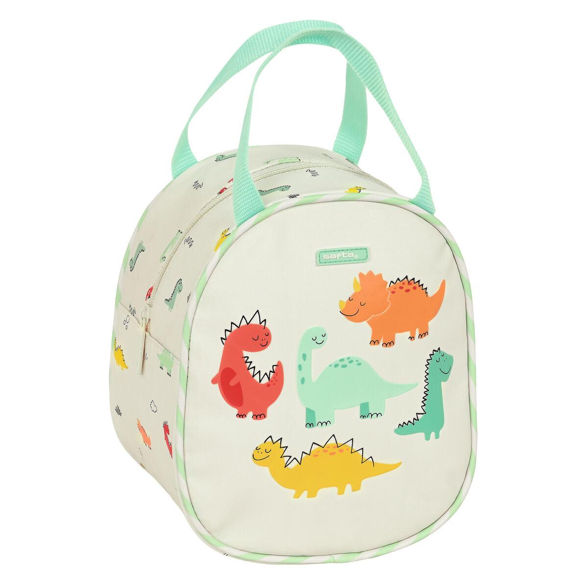 Thermal Lunchbox Safta Dinos 19 x 22 x 14 cm Cream - Sterilamo