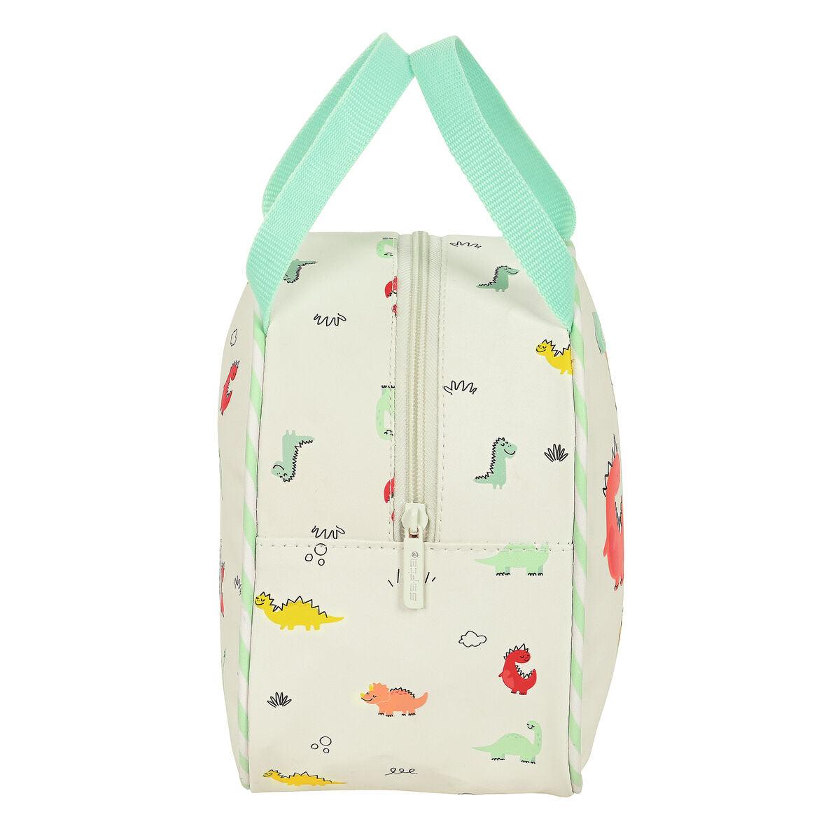 Thermal Lunchbox Safta Dinos 19 x 22 x 14 cm Cream - Sterilamo