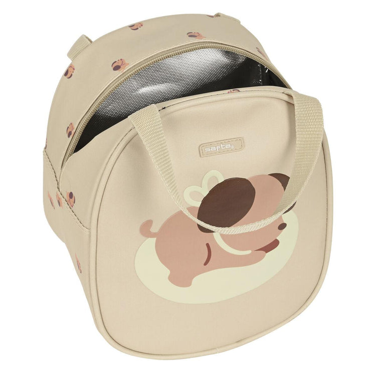 Thermal Lunchbox Safta Puppy 19 x 22 x 14 cm Beige - Sterilamo